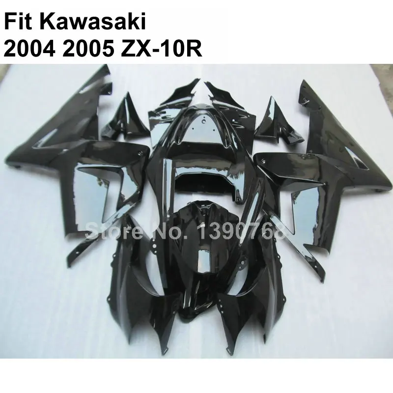 Бесплатный пользовательский комплект обтекателей для Kawasaki Ninja ZX10R 2004 2005