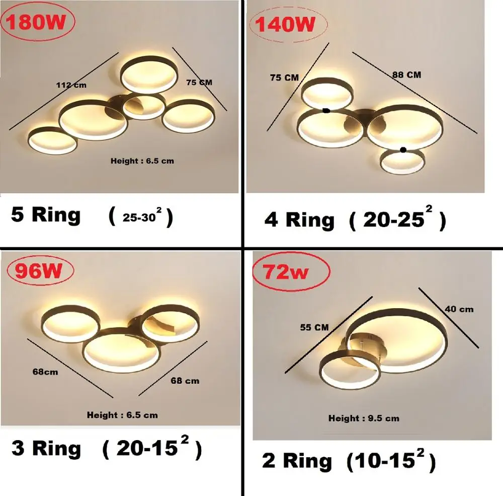 Светодиодные потолочные светильники поверхностного монтажа современные для