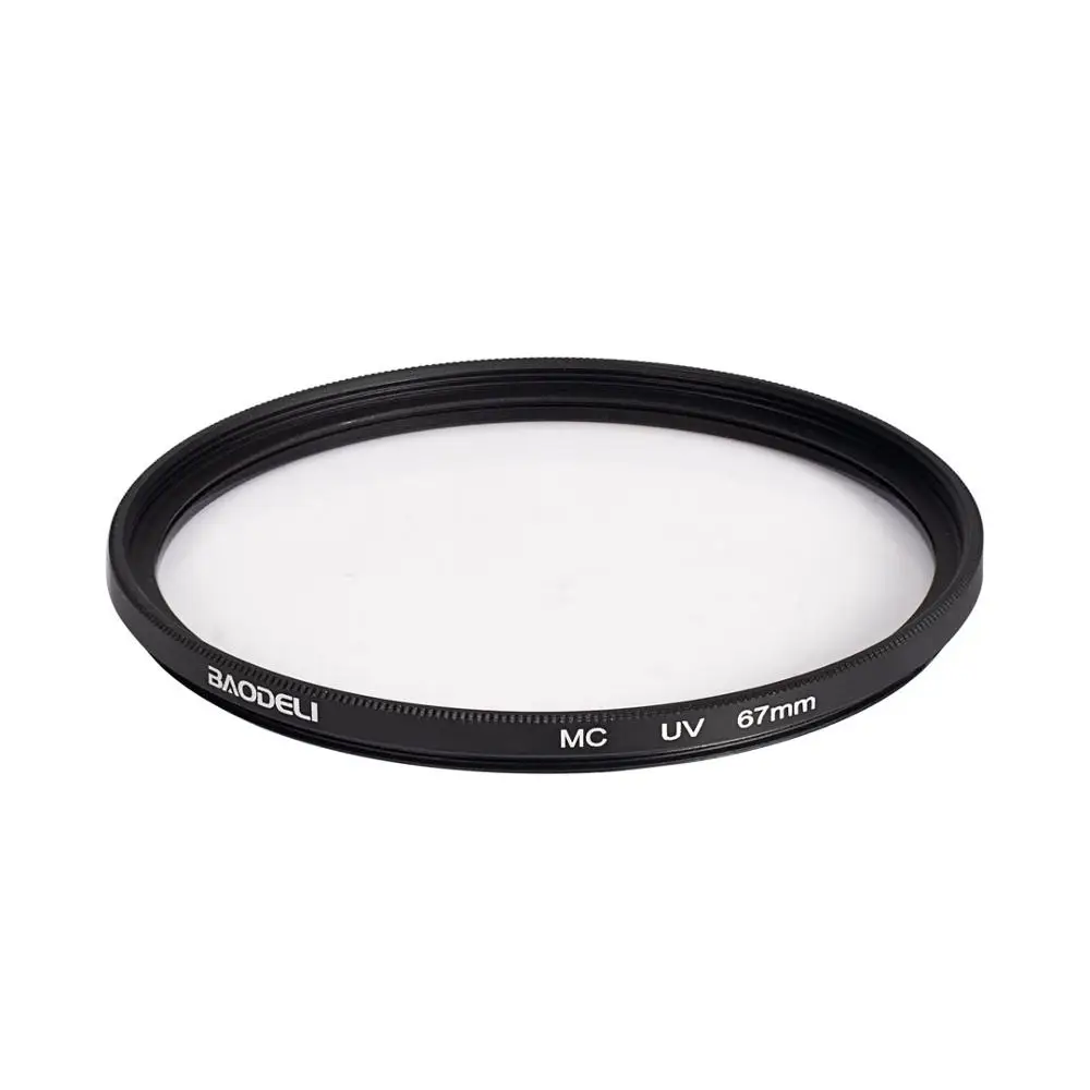ONLY MCUV BAODELI Dslr фильтр MCUV фильтр для объектива 37 40,5 43 46 49 мм 52 мм 55 мм 58 мм 62 мм 72 мм 77 мм 82 мм для Nikon D3500 Камера Canon M50 sony A6000 - Цвет: ONLY MCUV