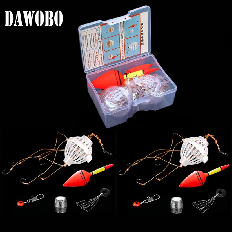 DAWOBO 10 шт./компл. рыболовный поплавок речное озеро рыболовные инструменты коробка