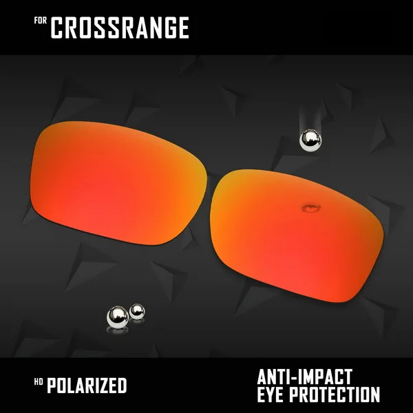 Fire Red OOWLIT линзы для замены солнцезащитных очков Оукли Crossrange OO9361 Поляризованные-разноцветные - Цвет линз: Fire Red