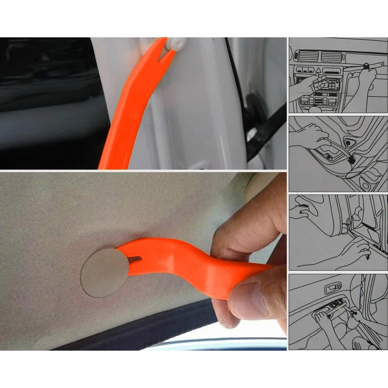 Инструмент для разборки автомобиля 4 шт./компл. зажим аудио двери панели отделки