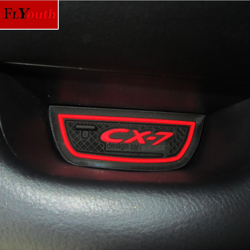 16 шт./компл. для Mazda CX 7 CX7 3D резиновый коврик Нескользящая внутренняя чашка Pad