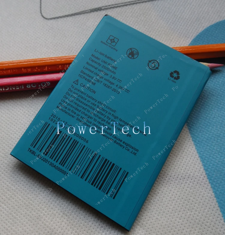 

Genuine Rome Battery New 5.5inch UMI Rome Rome X Mobile Phone Battery 2500mAh