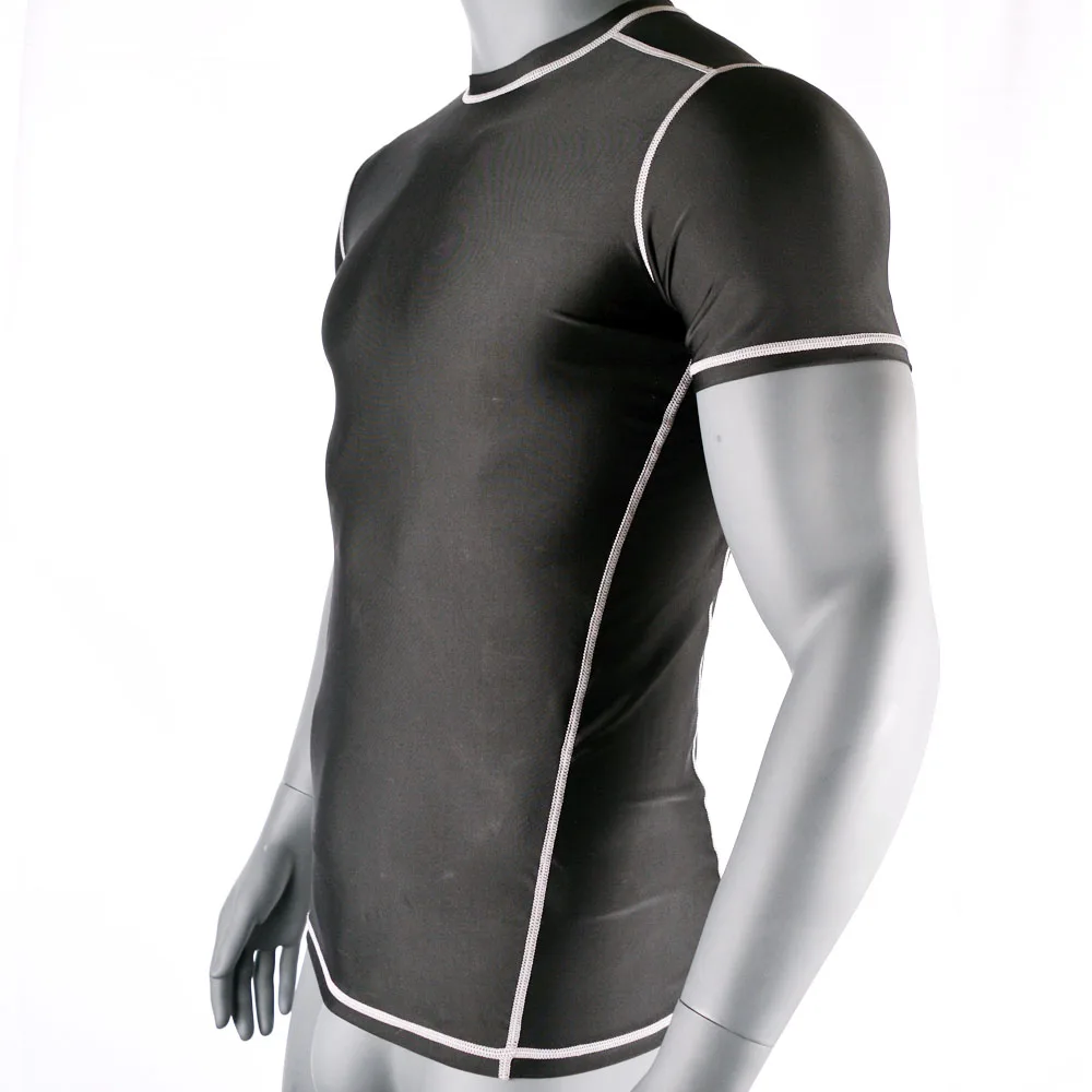 Высококачественная Мужская одежда с коротким рукавом для плавания и серфинга