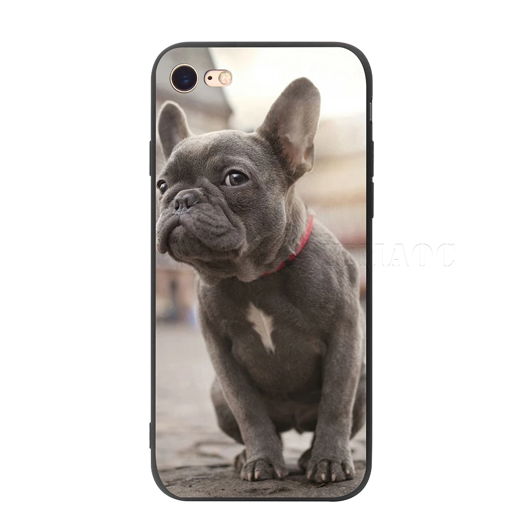 YIMAOC Французский бульдог Собака Мягкий силиконовый чехол для iPhone 11 Pro XS Max XR X 8 7 6 6S Plus 5 5S se - Цвет: 5