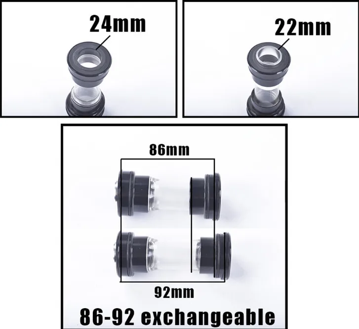 Год 95 г BB86 BB92 подшипники для Shimano Подшипники для велосипедов 24 мм/22 мм подшипники колесные велосипедные детали