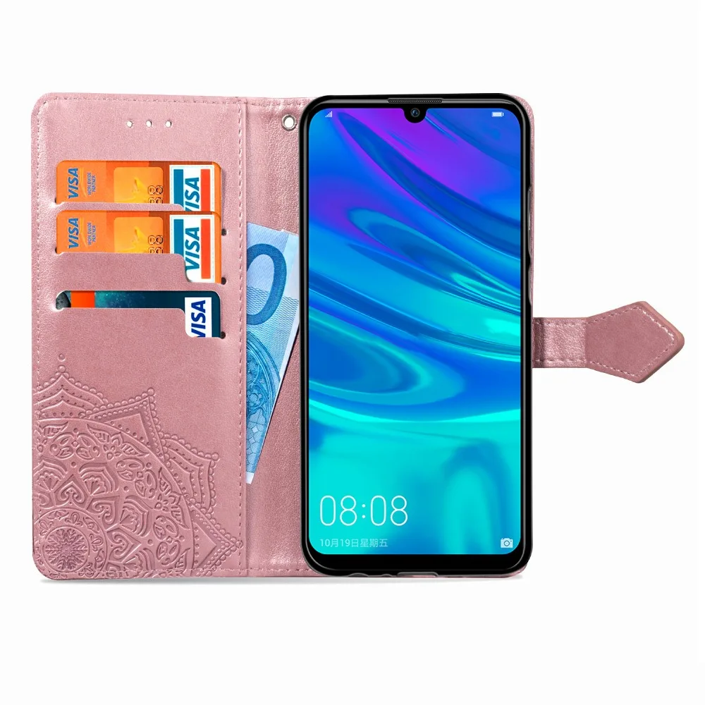 Кожаный флип-чехол для huawei P30 Lite P20 Pro P10, двусторонний цветочный чехол для Honor 9X Premium 20 20S 20i 10 10i 8A mate 30 P 20, чехол