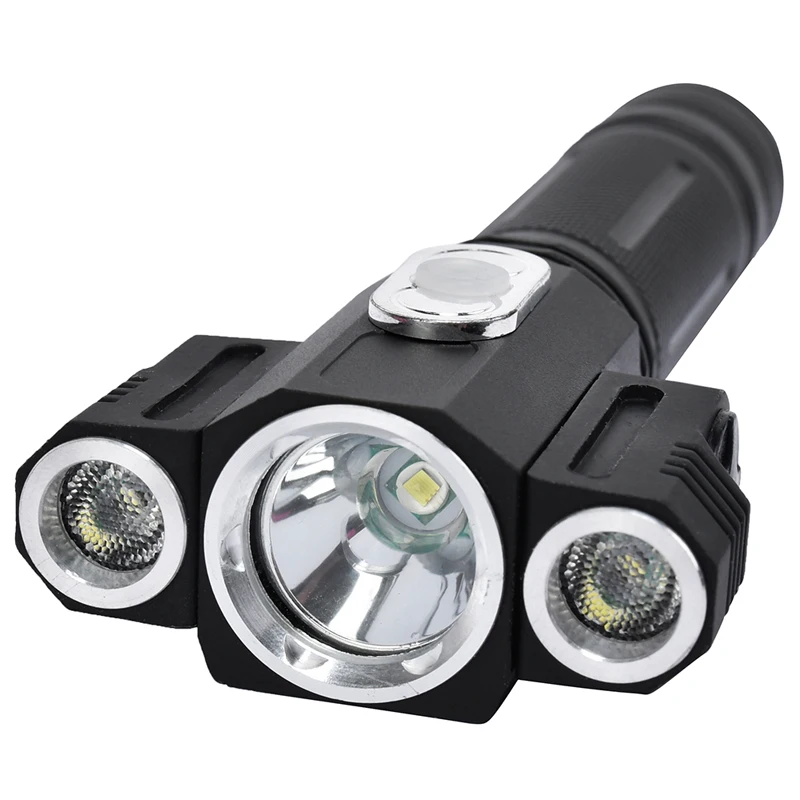 Высокое качество Тактический 3 светодиода вращающийся T6 + 2 * XPE светодиодный