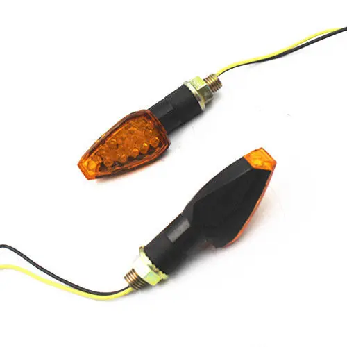 Универсальный мотоцикл 12v светодиодный указатель поворота световой индикатор