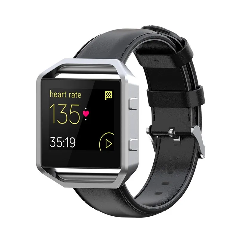 New Fashion Stainless Steel link bracelet band for Fitbit Blaze 23MM stainless steel Buckle Wrist Band strap Drop shipping /D | Наручные