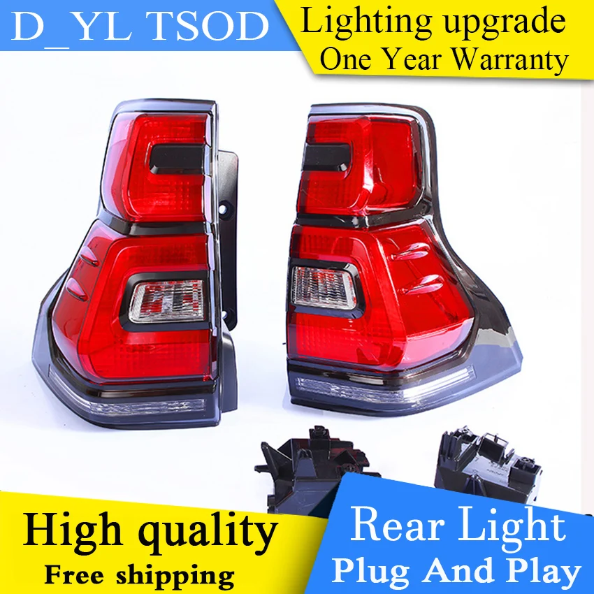 

DY_L Car taillight for LC150 GRJ150 Rear Taillights For LAND CRUISER PRADO 2018 LED RL+Brake+Park+Signal led lights