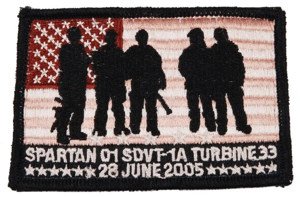 SEAL TEAM SDVT-1A SPARTAN 01 нашивка с вышивкой-36292 |