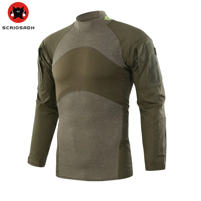 ESDY камуфляжная форма для улицы дышащая сохраняющая тепло ветрозащитная футболка