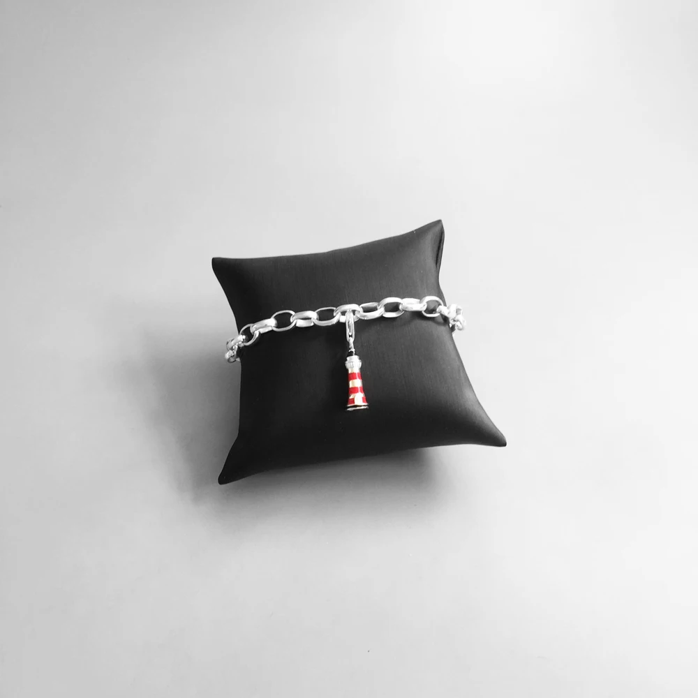 Подвеска-талисман с изображением маяков искусственной звезды океана серебро 925