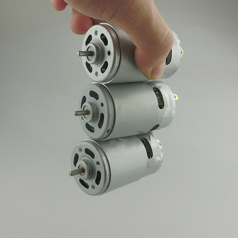 550 двигатель постоянного тока DC6V 12V 18V 24V 30W высокоскоростной diy электродвигатель