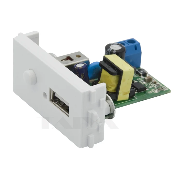 Настенная пластина с USB-разъемом для зарядки 220 В | Электроника