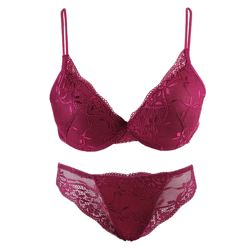 Новый Модный комплект нижнего белья с бюстгальтером сексуальный кружевной