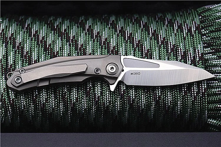 Новинка,, складной мини-нож M390 из порошковой стали, титанового сплава, шарикоподшипник, тактические ножи