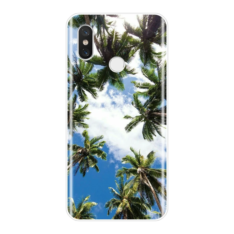 Чехол для телефона с ананасовой пальмой Xiaomi Mi A1 A2 Lite 8 SE 5 5C зеркальный 5X 6 6X Plus