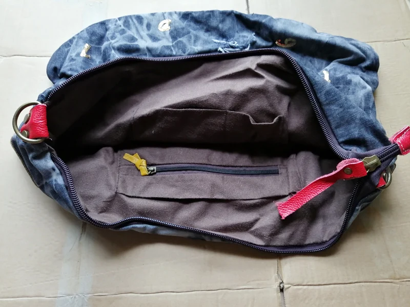 Женские большие сумки блестки носить отверстие в стиле панк Повседневная