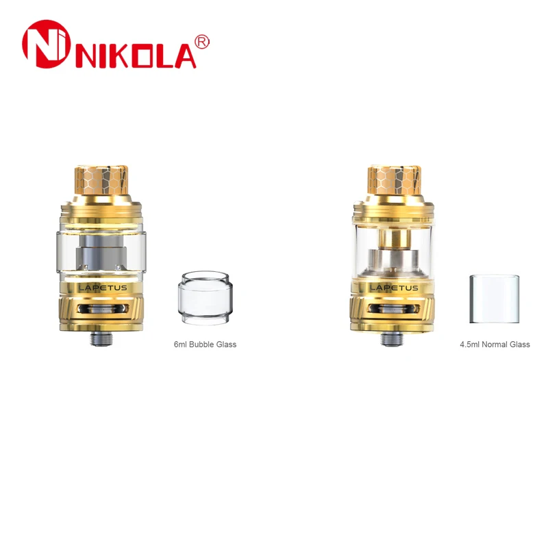 Зазор Nikola Lapetus Sub Ohm бак 4 5 мл/6 мл емкость электронных сигарет с 0.18ohm сеткой катушки