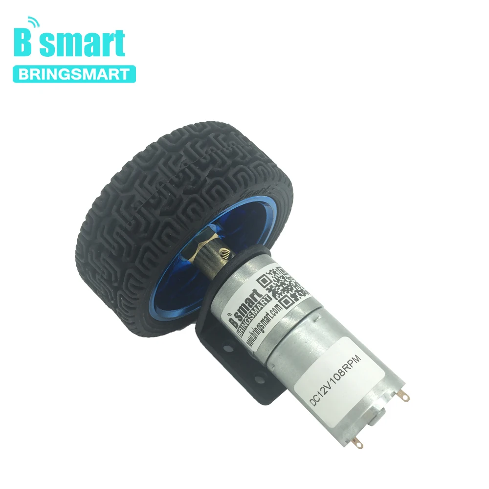 Bringsmart 370 12V электрический двигатель постоянного тока мотор-редуктор коробка передач, редукторный двигатель с малыми оборотами, двигатель постоянного тока с колесом высокий крутящий момент Набор «сделай сам» для автомобиля Применение