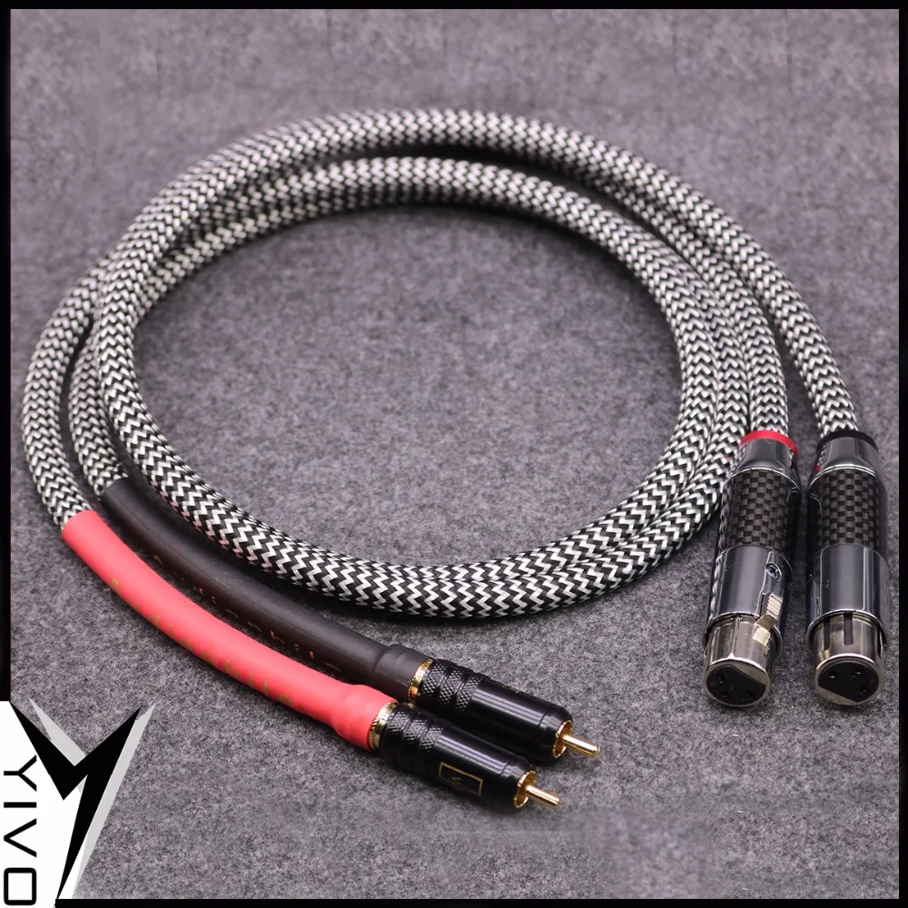 1 пара XSSH audio YIVO DIY Hi end HIFI OFC аудио видео разъем мама папа XLR к папе RCA кабель провод