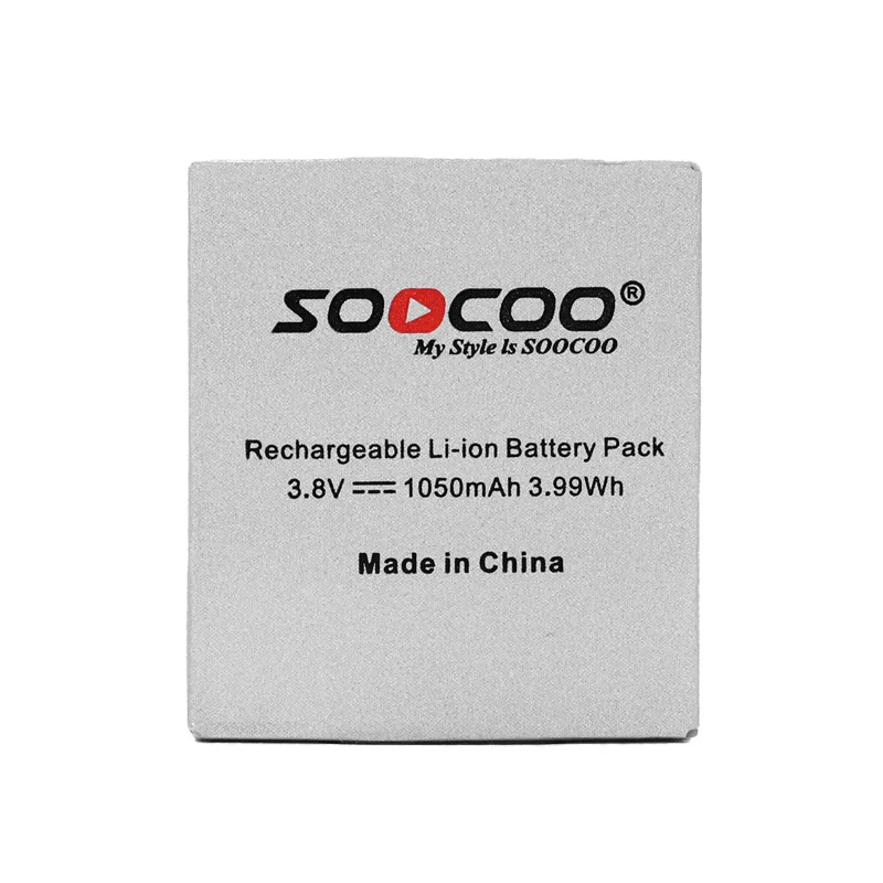 2 шт. оригинальный soocoo на Батарея и двойной Зарядное устройство для c10 c10s c10sr C20 C30