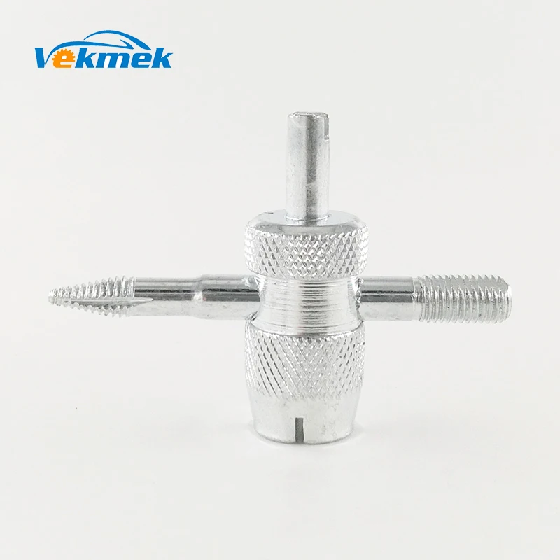 

1 pc Four Way Tire Valve Tool Tyre Valve Core Screwdriver Valve Stem Rethreading Tool for Car Motorcycle Bus Tire Repair Tool