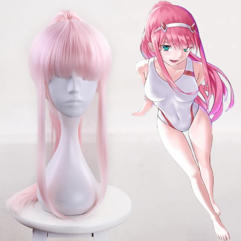 Аниме DARLING in the FRANXX Косплей парики ноль два косплей парик волос Жаростойкие