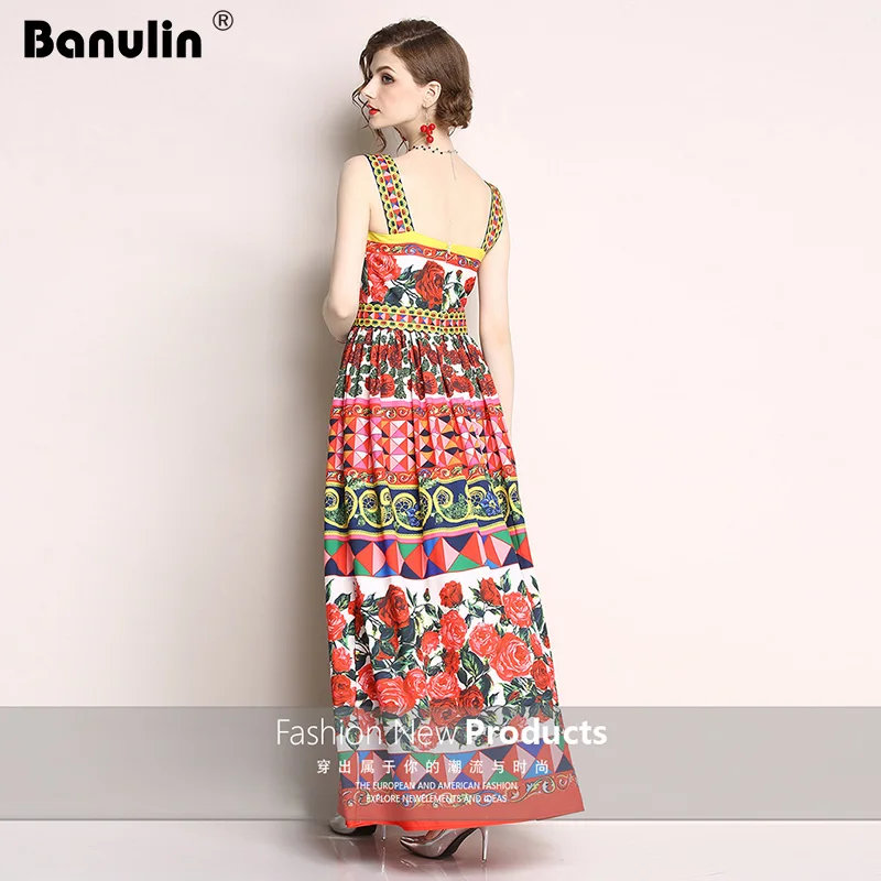 Женское богемное длинное пляжное платье повседневные Летние Платья макси с
