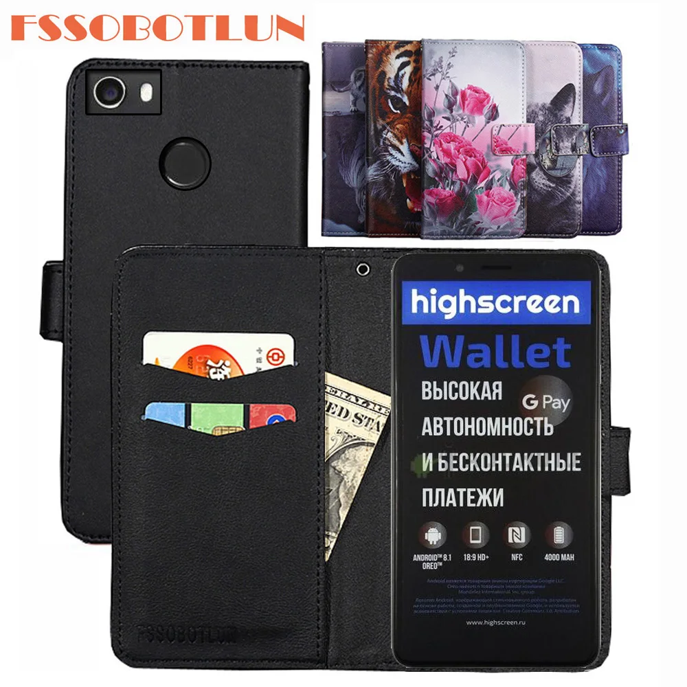 FSSOBOTLUN 9 видов цветов для Highscreen Бумажник искусственная кожа Ретро Флип Чехол
