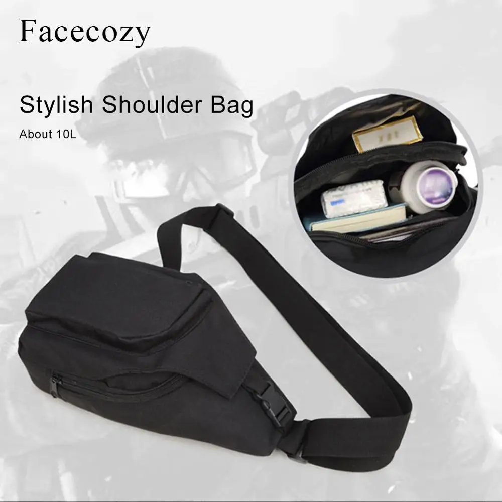 Fecocozy Мужская и женская Беговая нагрудная сумка, сумки на одно плечо, 10л, уличные спортивные рюкзаки, тактические камуфляжные маленькие сумки через плечо