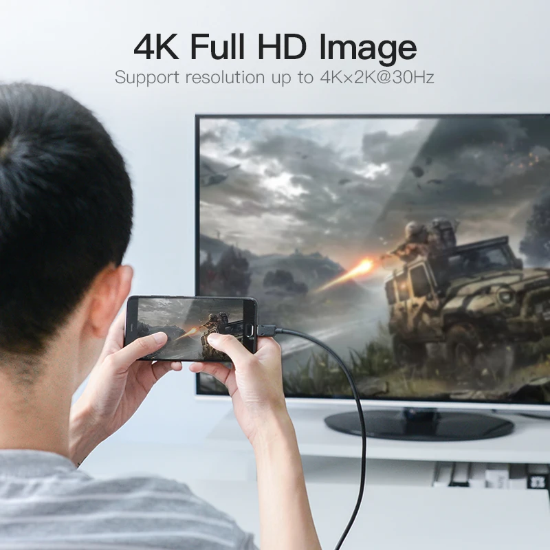Vention USB C HDMI кабель Type к адаптер для MacBook Samsung Galaxy S8 + Huawei Mate 10 Pro P20 Thunderbolt 3 Поддержка| |