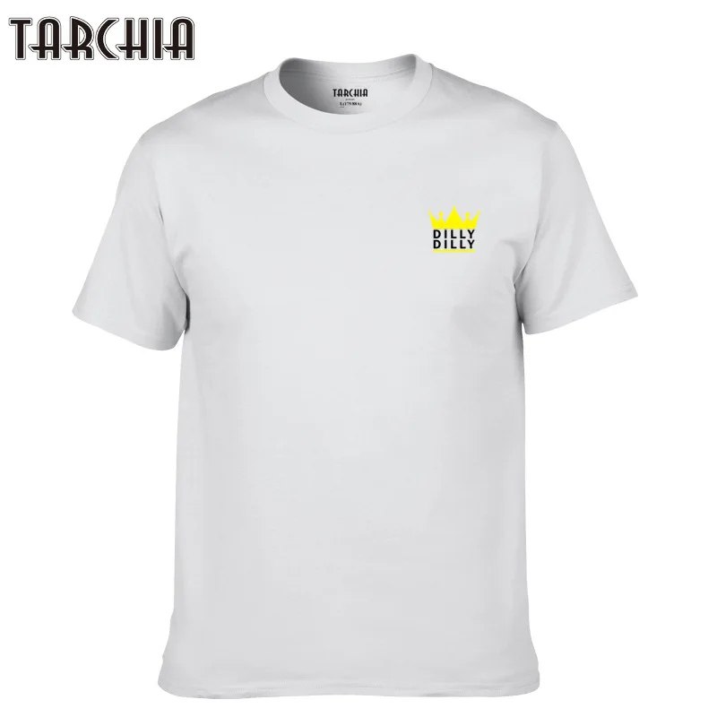 Летняя мужская футболка TARCHIA Dilly с коротким рукавом 2021 брендовые футболки для