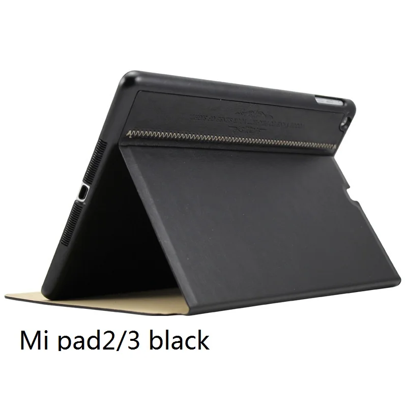 Mi PAD2 mi PAD3 кожаный чехол Smart Cover для Xiao mi pad mi Pad 2 3 Prime 7," чехол для планшета откидной Чехол защитный чехол - Цвет: xiaomi23 balck