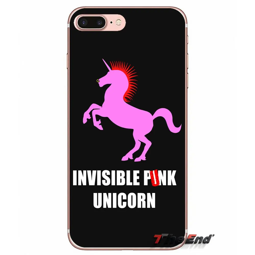 Розовый Невидимый Единорог Мягкий ТПУ чехол для HTC One M7 M8 A9 M9 M10 E9 Plus Desire 630 530 626 628 816
