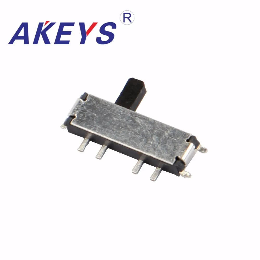 20 шт. MSKT 13C01 мини скользящий переключатель 1P3T SMT SMD 8 pin тумблеры ручка высокого 2 5 мм