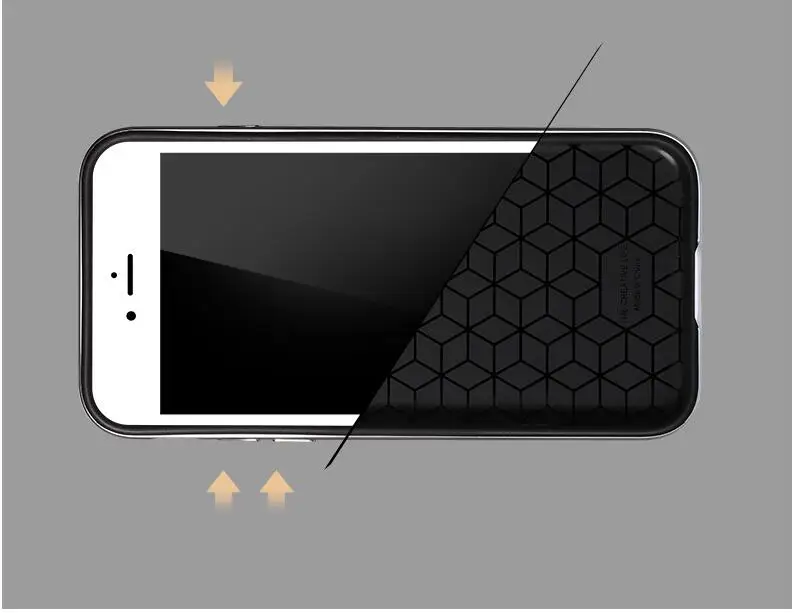 9.3 мм Мягкий и Жесткий Комбинация Окружающей Роскошный ТПУ + PC Не Поцарапать