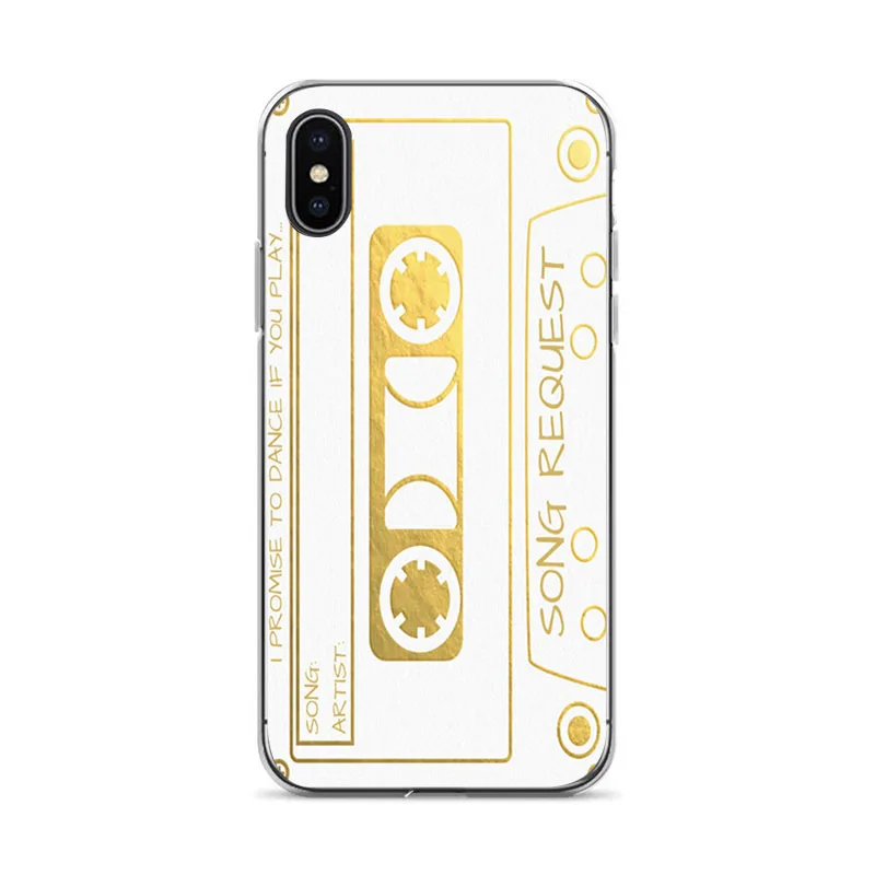 Aiboduo классический ретро Кассетный чехол для телефонов iPhone XSmax XR XS X 7 7plus 8 8plus 6 6s 6plus 5