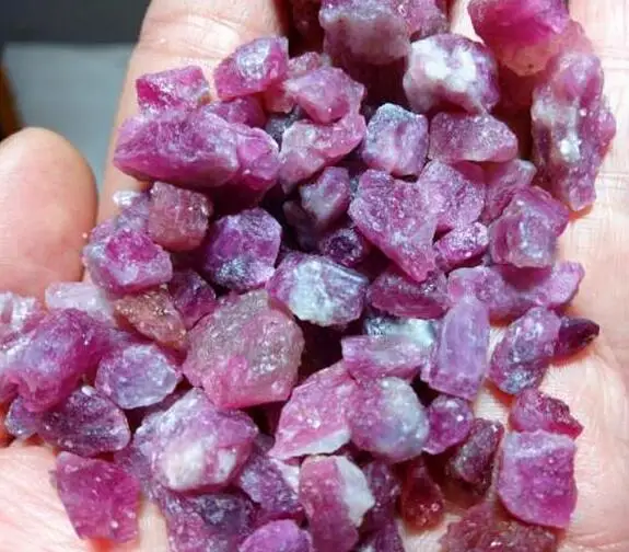 100g природный красный турмалин кристалл шероховатый камень | Дом и сад