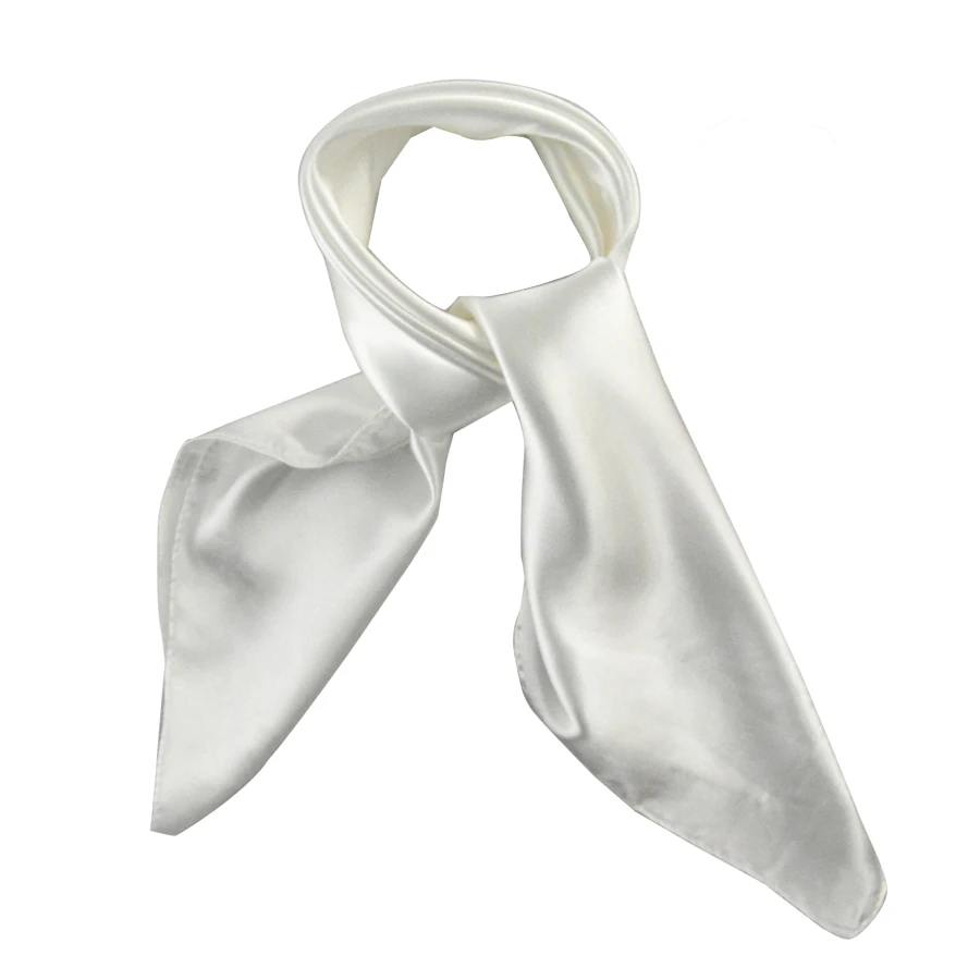 SISHION элегантный шарф 60 см * echarpes foulards femme женский белый атлас офисные женские