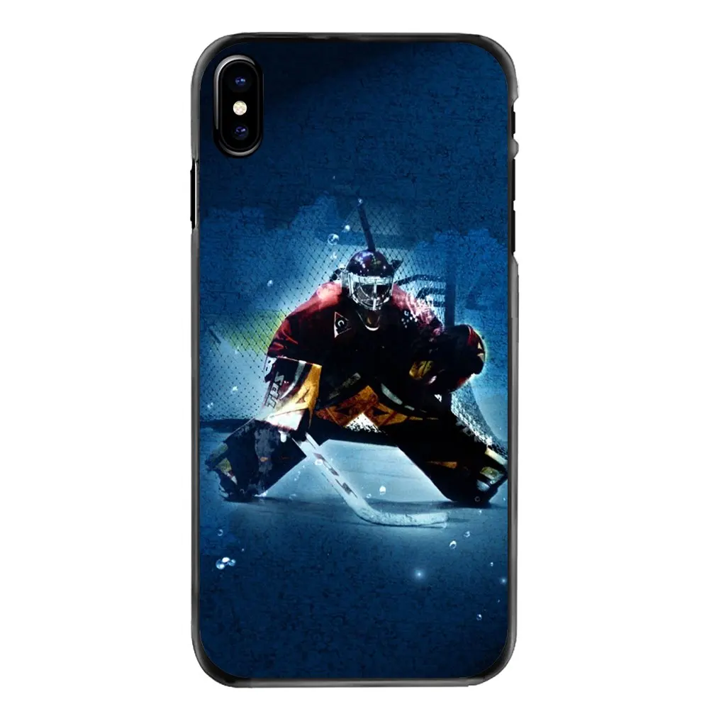 Жесткий чехол для телефона с рисунком в виде крышки любят спорт Хоккей команда
