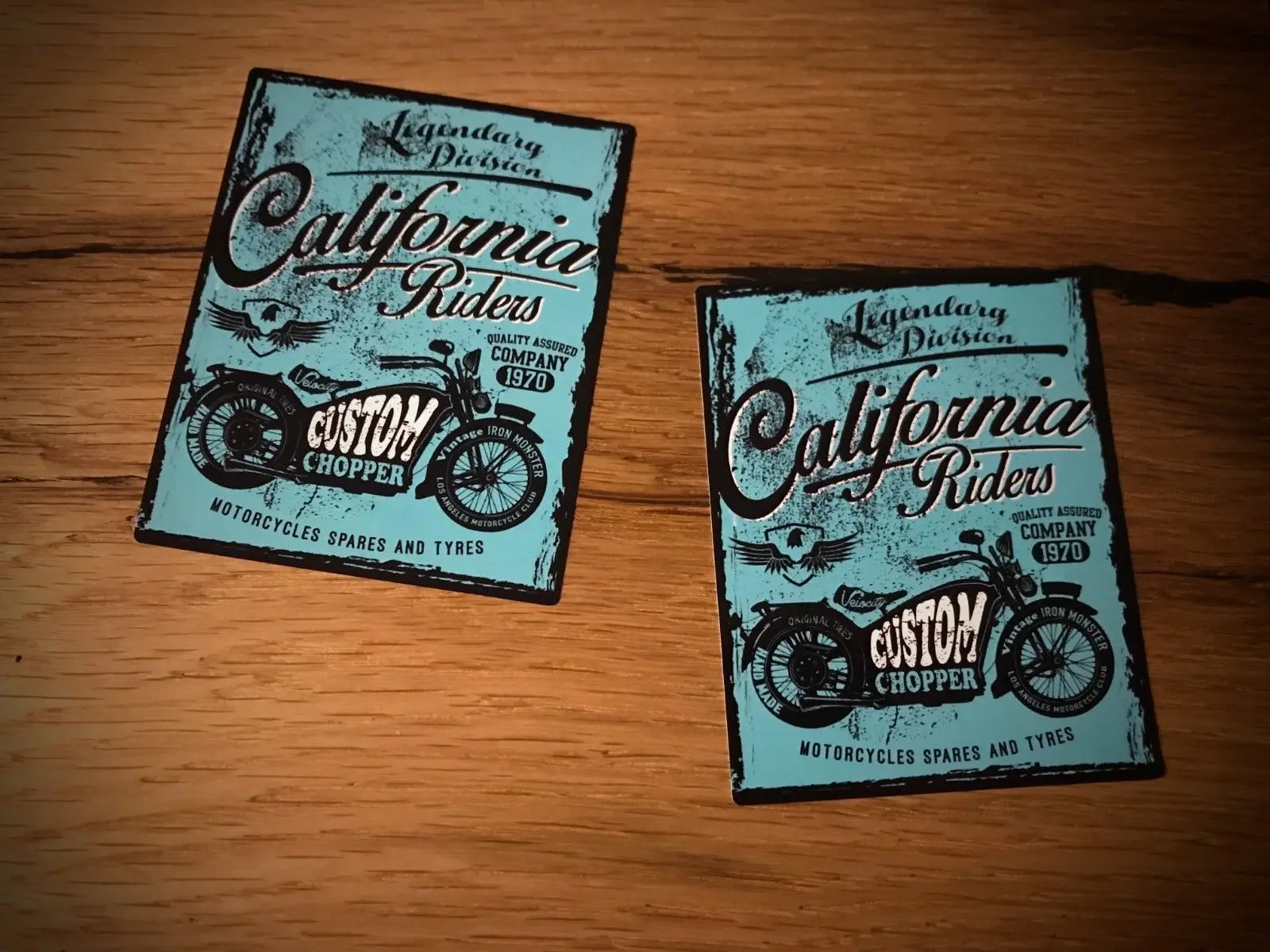 

Custom Riders Sticker Old School Vintage Chopper Bobber Biker Retro # 060