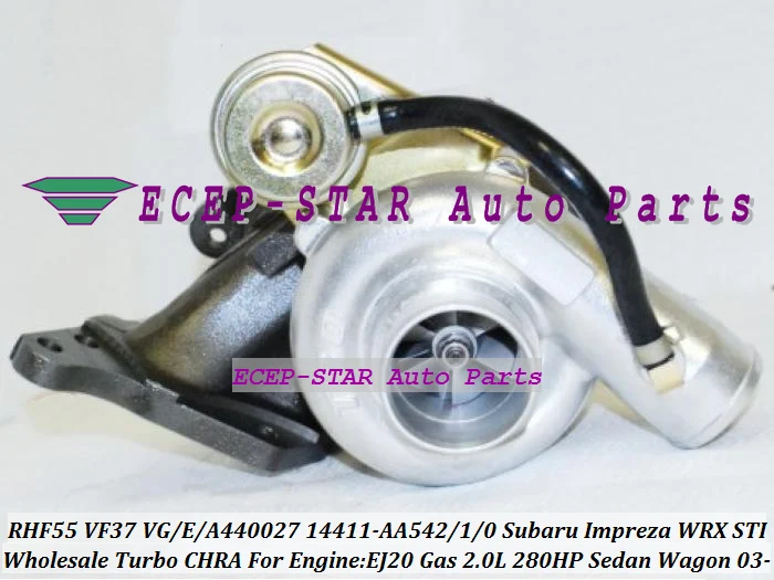 Турбокомпрессор RHF55 VF37 VE440027 VG440027 VA440027 14411AA542 для SUBARU Impreza WRX STI Sedan Wagon 2003 EJ20 2.0L