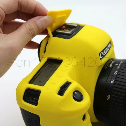 Сумка для видеокамеры DSLR мягкий силиконовый резиновый защитный чехол Canon EF 6D 6D2 6DII