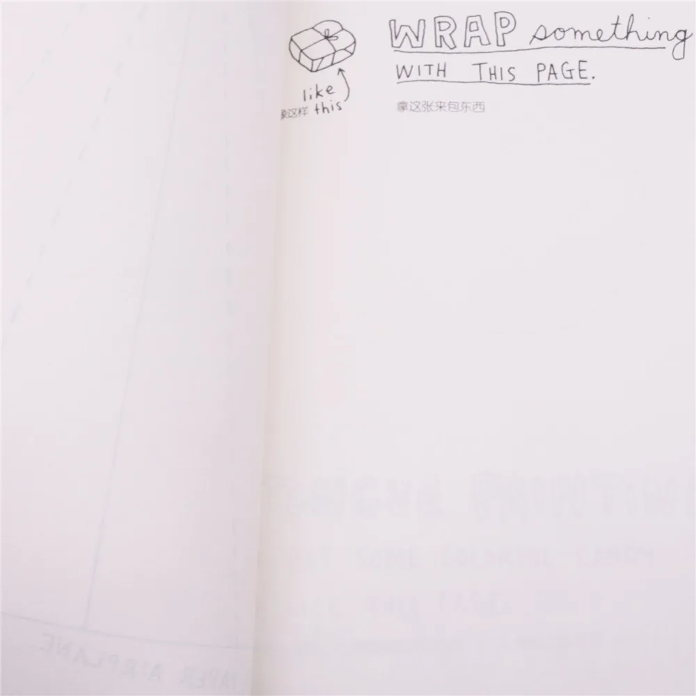 1 шт Wreck This Journal Everywhere Ab Используйте креативные книги-раскраски для взрослых 1 самостоятельное использование Путешествия Искусство Создание взрослых детей