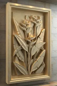 Настенный фрезерный станок с ЧПУ, рельефная модель, формат STL, 3D модель artcam type 3, гравировка с ЧПУ M200