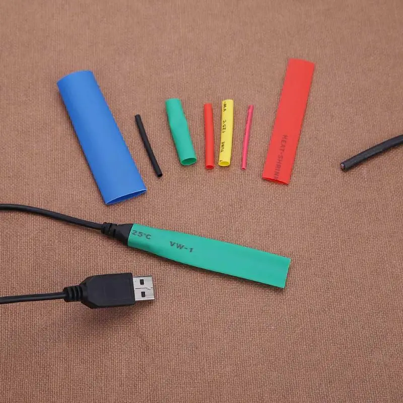 328 teile/satz Schrumpfschlauch Isolierung Сортировка 2:1 обертывание Draht Kabel H & uuml lse